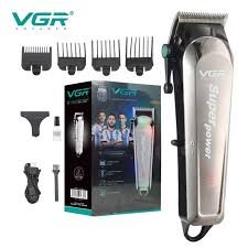 VGR V-060 Professional Hair Beard Trimmer & Clipper Super Power Rechargeable Trimmer with Stainless Steel Blades & USB Charging Grooming Kit