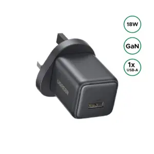 UGREEN 18W GaN USB Fast Charger UK – X518 – 75952